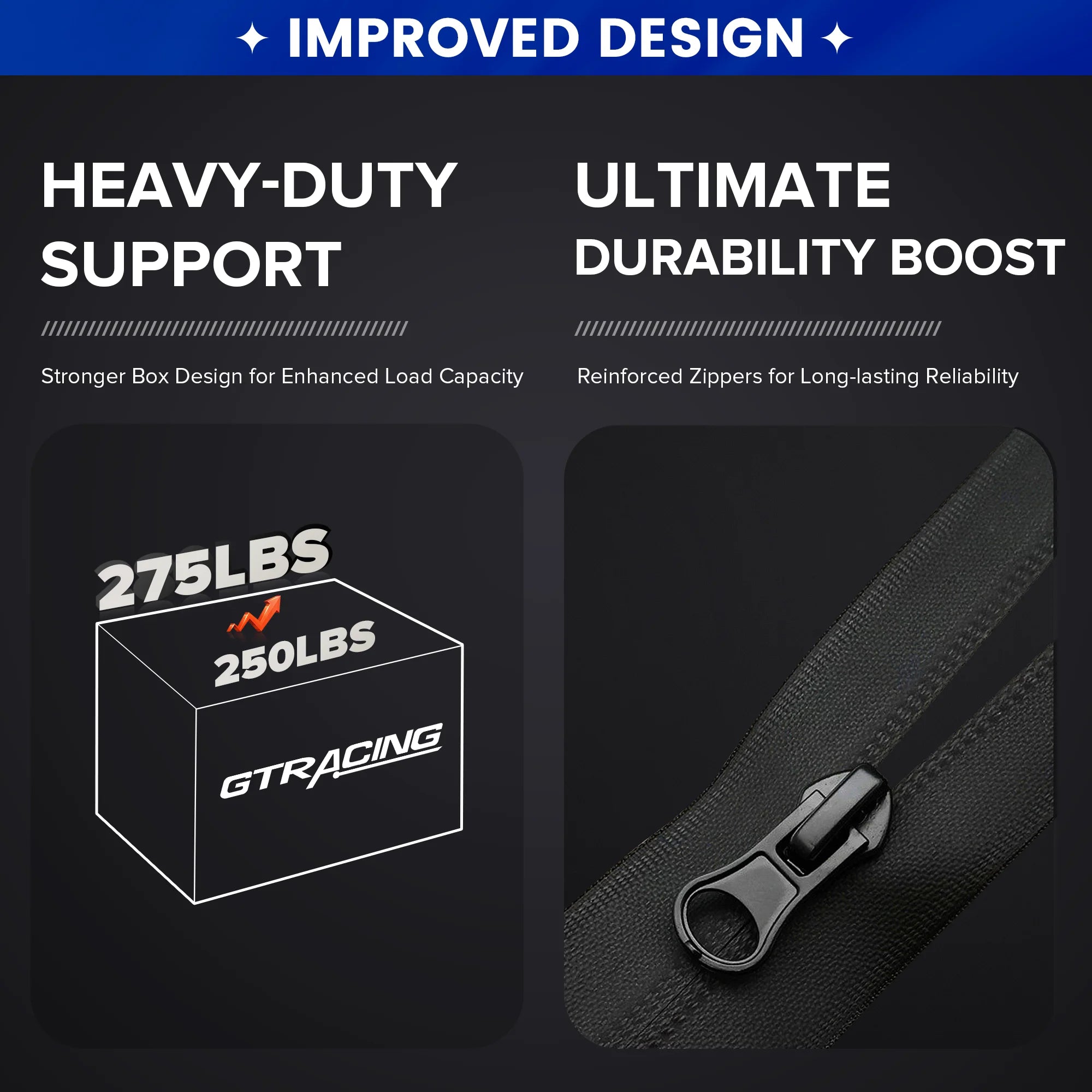 GTW-100 Reclining Gaming Chair with Bluetooth, Adjustable Pillows and Footrest, Black