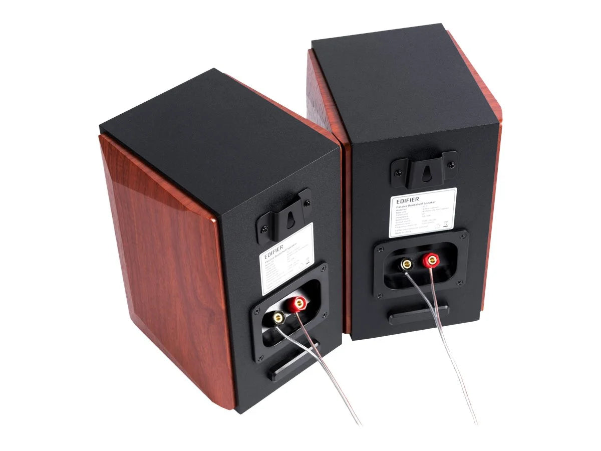 P17 Passive Bookshelf Speakers - 2-Way Speakers with Built-In Wall-Mount Bracket