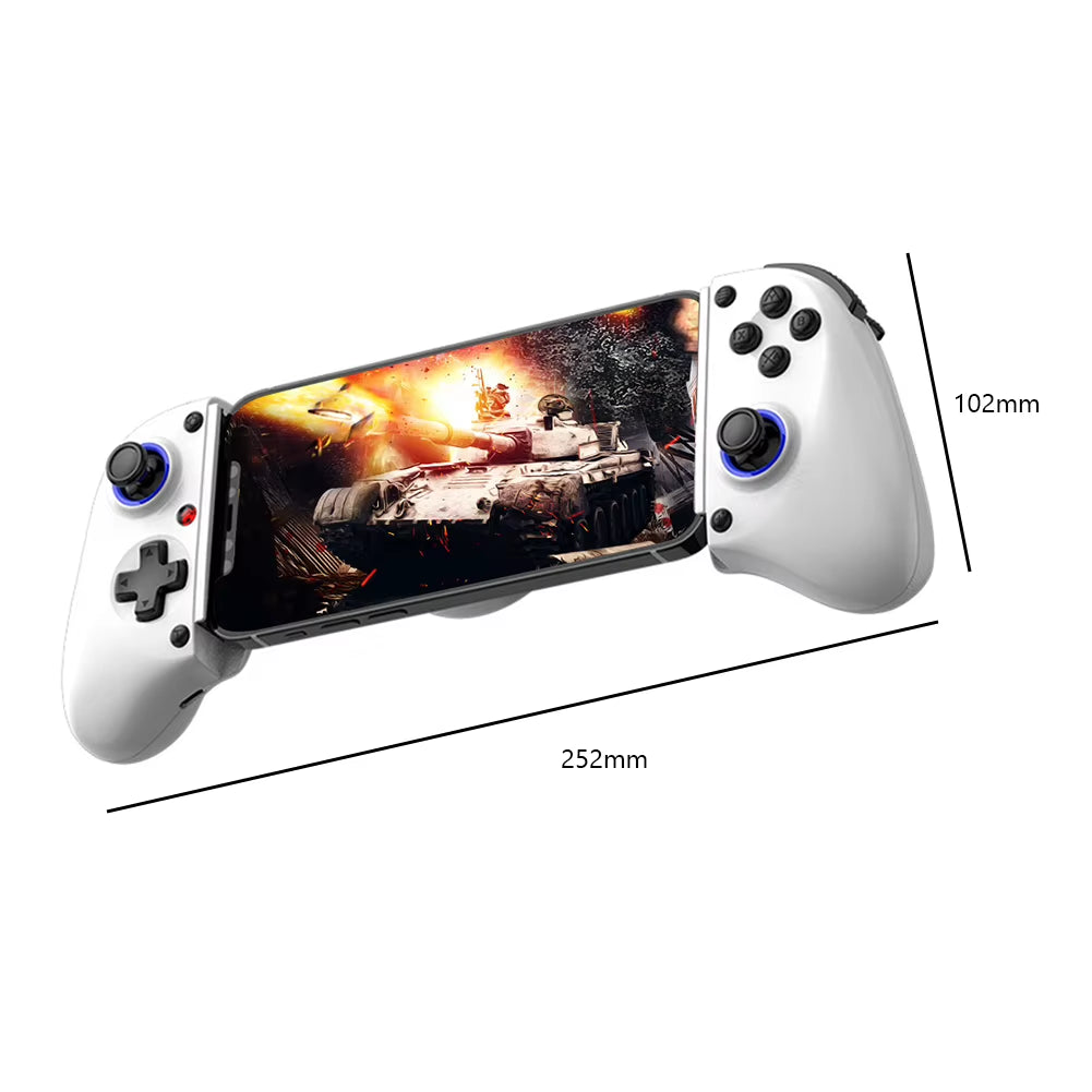 Telescopic Wireless Gamepad Controller Wireless BT Mobile Gaming Controller Mobile Phone Gamepad for Switch/Android/Ios/Pc/Xbox