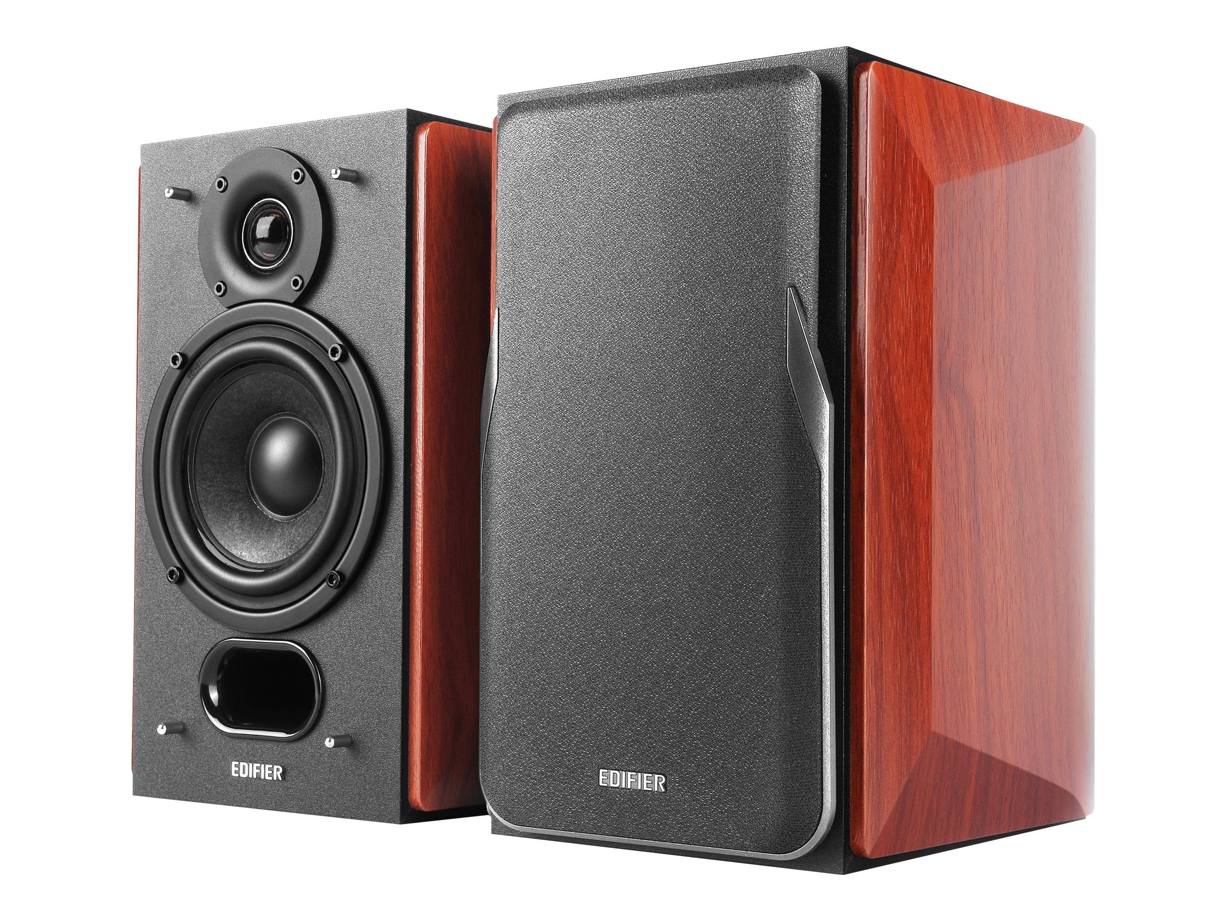 P17 Passive Bookshelf Speakers - 2-Way Speakers with Built-In Wall-Mount Bracket
