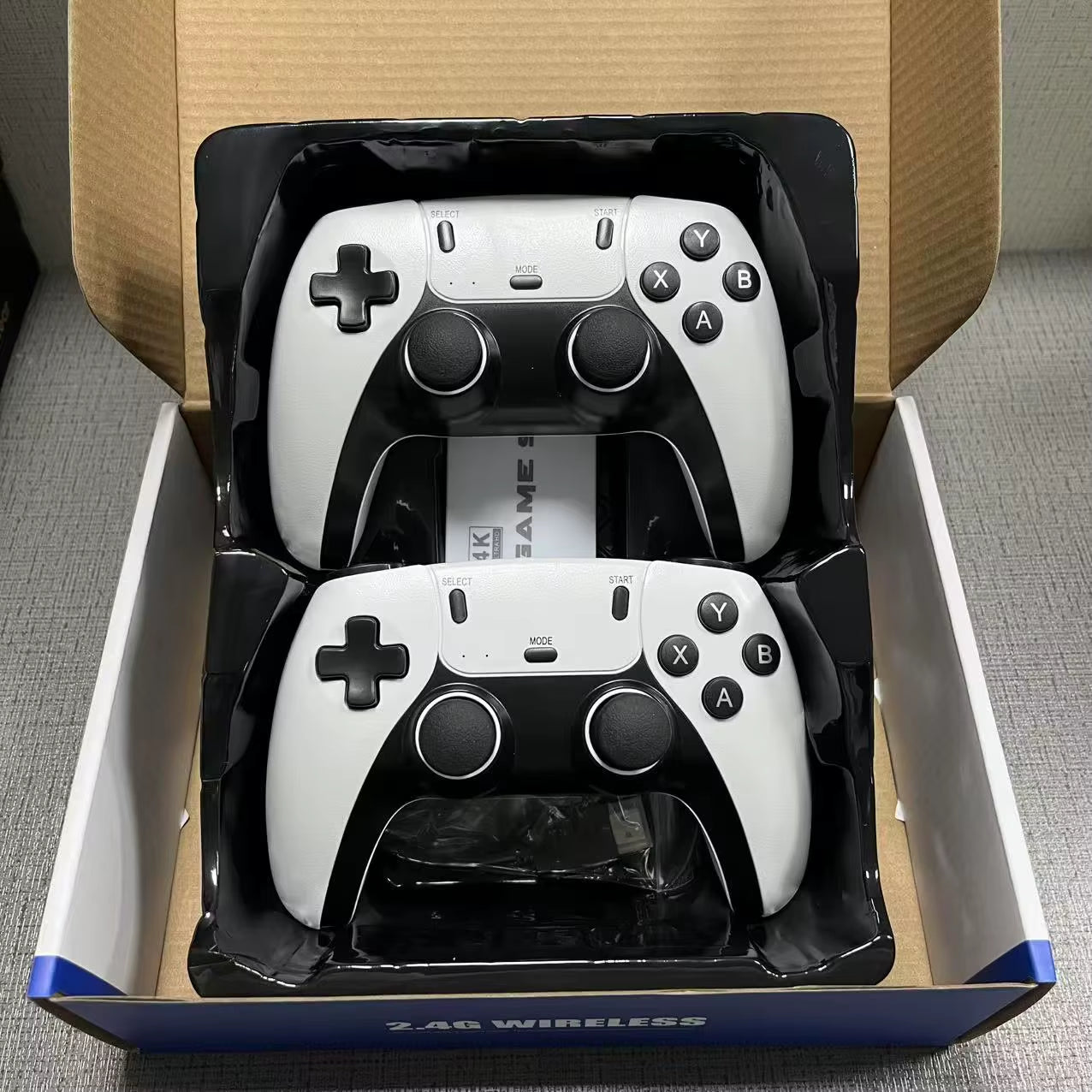 128G Game Stick M15 4K Video TV Game Console Wireless Gamepads Video Game 64G 40000+/50000+ Classic Arcade Games HD Two-Player